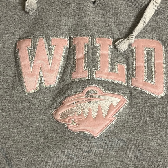 MN Minnesota Wild NHL Hockey Womens Hooded Hoodie Sweatshirt Small - Picture 2 of 4